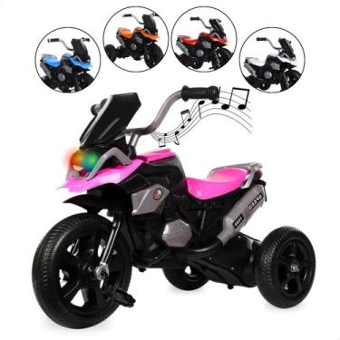 Imagem de Triciclo Infantil Passeio com Pedal 3 Rodas Brinquedo com Música e Som