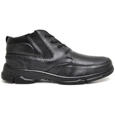 Imagem de Bota Masculina Anatômica em Gel Couro Legítimo Conforto-Masculino