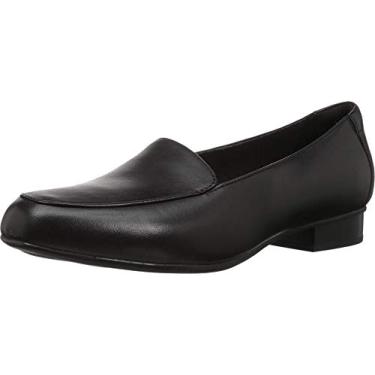 Imagem de Clarks Juliet Lora Mocassim Feminino, Couro preto, 8 Wide