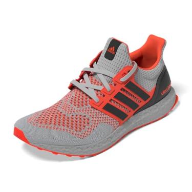 Imagem de adidas Ultraboost 1.0 Tênis de corrida masculino, Preto/Laranja Impacto/Cinza, 37
