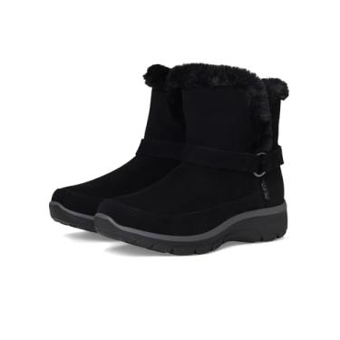 Imagem de Skechers Bota feminina Easy Going-Dreamers Luxe Vibe Hands Free Slip-ins cano médio, Preto, 36