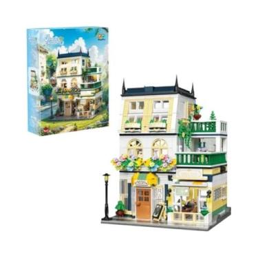 Imagem de Blocos De Montar Mini Jardim Hotel, Casa De Rua Da Cidade, Micro Bloco