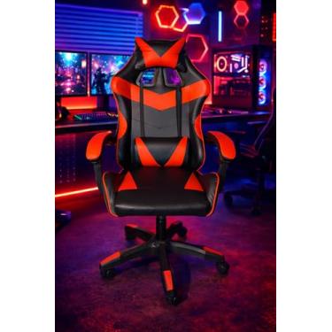 Imagem de Cadeira Gamer Ergonômica Reclinável com Apoio Lombar e Descanso para Braços