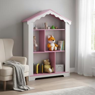 Imagem de Estante Infantil Magia Casa com Prateleiras – Organizador de Brinquedos para Criança Feliz