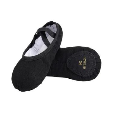 Imagem de Sapatos De Dança Em Lona Para Meninas E Mulheres, Sola Macia, Sapatos 