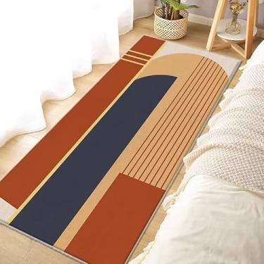 Imagem de Passadeira Tapete Sintético Veludo Cristal Antiderrapante 50x150cm para Cozinha e Corredor(A)