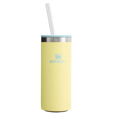 Imagem de CAN COOLER STANLEY SLIM COM CANUDO EVERYDAY 296ML AMARELO POMELO 08569-00