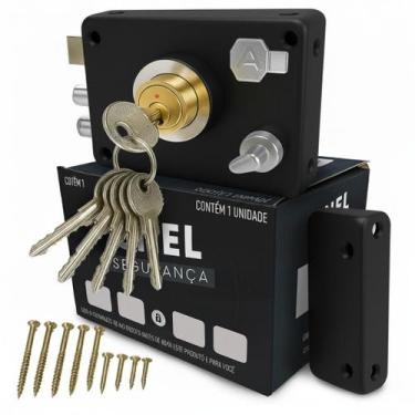 Imagem de Fechadura para Portão Dupla Trava Snel Segurança  Fechadura Reforçada 