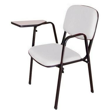 Imagem de Cadeira Escolar Universitária para Auditórios Linha Hotel Branco