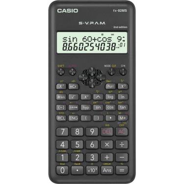 Imagem de Calculadora Científica Casio Fx-82ms-2-s4-dh 240 Funções Preta