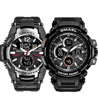 Imagem de Kit 2 Relógio De Pulso Masculino Conjunto 1805-1708 à