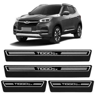 Imagem de Jogo de Soleira Premium Tiggo 5x 2019 a 2023 Elegance 4 Portas