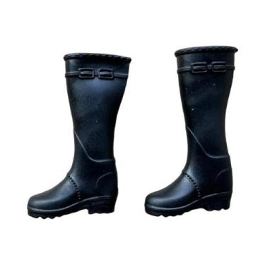 Imagem de Botas De Inverno De Salto Alto De 30cm Para Bonecas De Escala 1/6, Ace