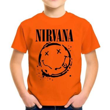 Imagem de Camiseta Camisa Infantil Juvenil Banda de Rock Nirvana MD6 - Casetal, 