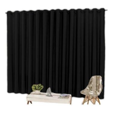 Imagem de Cortina Microfibra tecido 3,00x2,30 Para Varão Simples - Ludatex, Avel