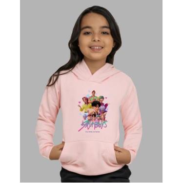 Imagem de Moletom Saja Boys Infantil Blusa De Frio K-pop Desenho - MB Sport, Ros