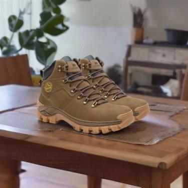 Imagem de Bota Adventure Masculina Em Couro Legítimo Com C.a Farmfun - Via Livre