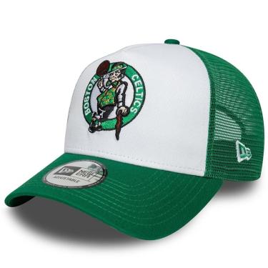 Imagem de Boné New Era 9FORTY A-Frame Trucker NBA Boston Celtics Side Patch-Masculino