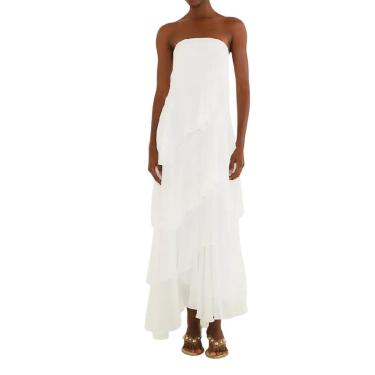 Imagem de Vestido Farm Rio Sem Alça Babados Irregular-Feminino