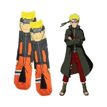 Imagem de Meias temáticas Naruto Uzumaki 1/5 pares, vários estilos, mercadorias 