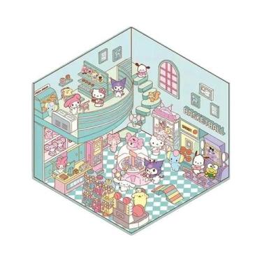 Imagem de Conjunto De Adesivos 3D Hello Kitty, Brinquedos Infantis De Desenho An