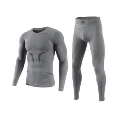 Imagem de Conjunto De Roupa Térmica De Ciclismo Masculina De Inverno De Alta Qua