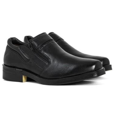 Imagem de Sapato Masculino Ferracini 24h Social Clássico Urban Way Couro Zíper 6629-106-Masculino