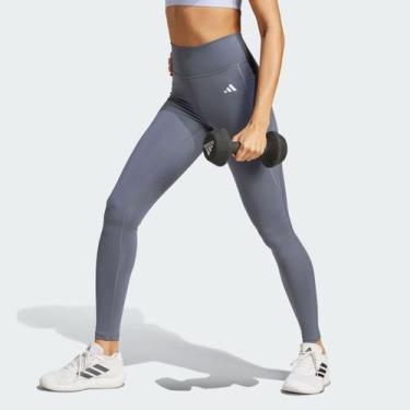 Imagem de Calça Legging Adidas OPT ESS ST 1/1 Feminina Cinza, P