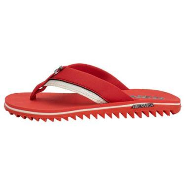 Imagem de Chinelo masculino kivah kenner dsm, Vermelho, 42