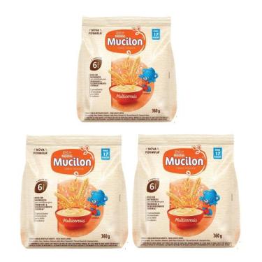 Imagem de Kit 3 mucilon multicereais sace 360g