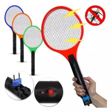 Imagem de Raquete Elétrica Recarregável Bivolt Mata Mosquito Inseto - Art House