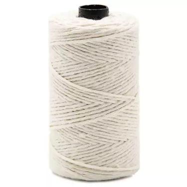 Imagem de Barbante Escolar Cru 6 Fios Rolo com 100GR 101M - EuroRoma