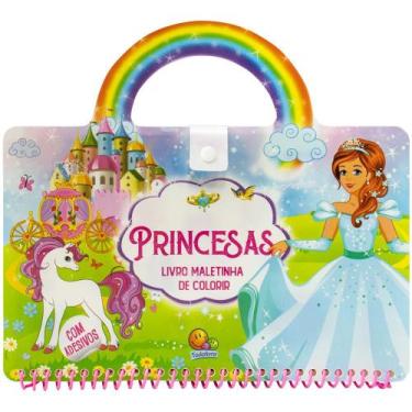 Imagem de Livro - Livro Maletinha de Colorir: Princesas