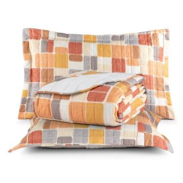 Imagem de Cobre Leito Luna 300 Fios King 3 Peças 100% Poliéster - Estampa 1 Lara