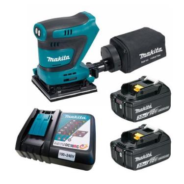 Imagem de Lixadeira Orbital 18V DBO480Z C/ 2 Baterias 3AH Makita