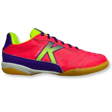 Imagem de Chuteira Futsal Kelme Flamenco Unissex Rosa-Unissex