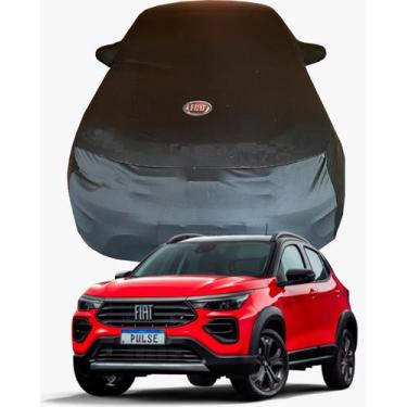 Imagem de Capa de Carro Fiat Pulse Tecido  Lycra Premium - Cadilhe Capas, Preto