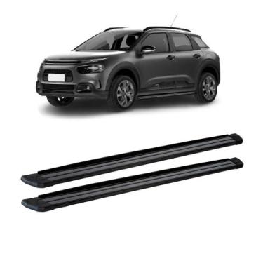 Imagem de Estribo Citroen C4 Cactus 2019 em diante Preto Slim - CCF