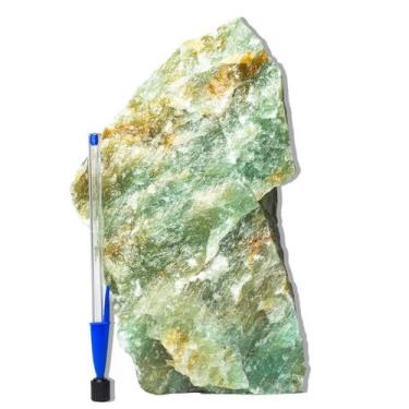 Imagem de 01 Ônix Verde Pé Serrado 18 a 22cm 3 a 4kg Tipo B - Cristaisdecurvelo