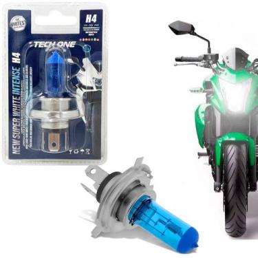Imagem de Lâmpada Moto H4 Super Branca Efeito Xenon 35W Hologena 12V - TechOne