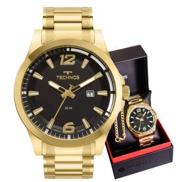 Imagem de Relógio Masculino Technos Analógico Dourado 2117LDHS/1P 
