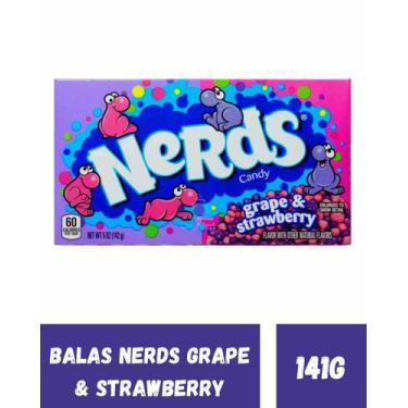 Imagem de Balas nerds grape e strawberry 141g