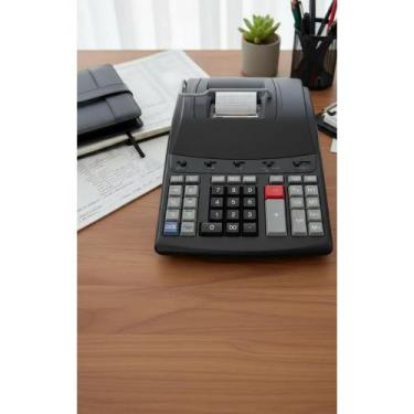 Imagem de Calculadora 12 Dígitos Térmica Bivolt Profissional Rápida - Congratula