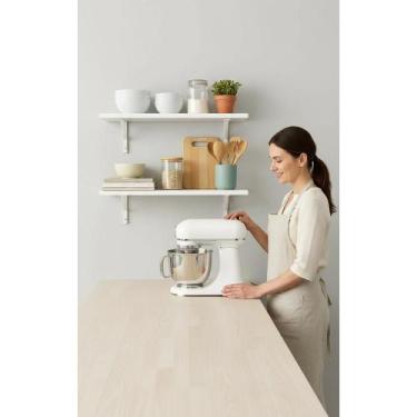 Imagem de Prateleira MDF 100x30 Branco Fosco C/ Mão Francesa - Congratulations S