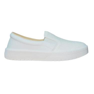 Imagem de Tênis Slip On Casual Feminino Moleca 5791.118 Branco, Branco, 37