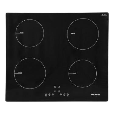 Imagem de Fogão Cooktop De Indução 4 Zonas De Aquecimento Suggar Cor Preto