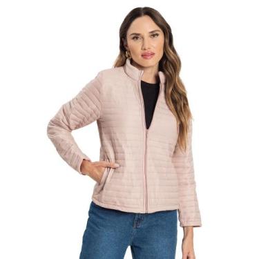 Imagem de Jaqueta Puffer Fem Rovitex Endless Rosa Claro E14629-883, M, Rosa clar