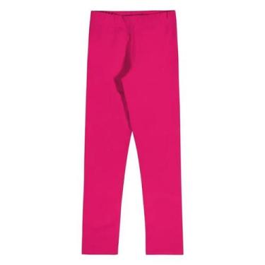 Imagem de Calça Legging Feminina Infantil Menina Cotton Elian, Rosa pink, 12