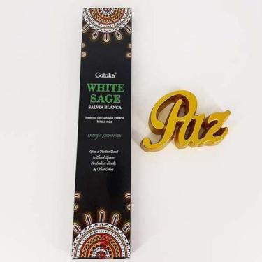 Imagem de Incenso White Sage Sálvia Branca Caixa 15gr - Mana Om By SSS