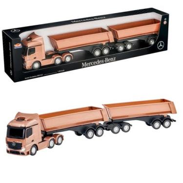 Imagem de Caminhão Mercedes Benz Actros Rodotrem Basculante 69cm Caminhão de Bri